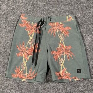 Banks Journal Climbing Tiger All Over Print Board Swim Shorts Mens Size 28